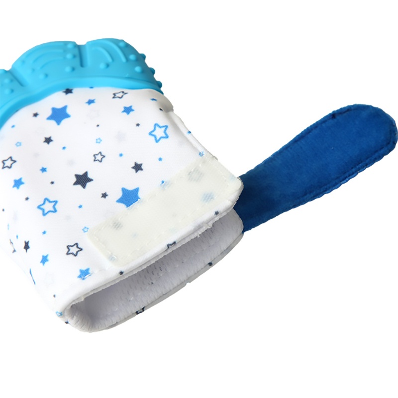 Găng tay ngậm nướu bằng silicone an toàn dành cho trẻ
