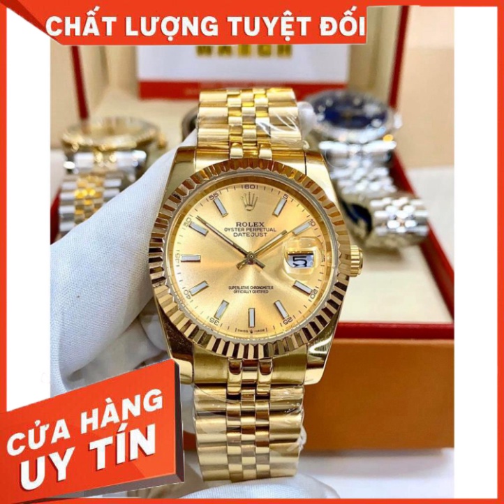 Đồng Hồ Nam RoLex Sapphire RA85 Case 40mm VÀNG Máy cơ Automatic Nhật