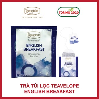 [HÀNG NHẬP KHẨU] Trà Túi Lọc Ronnefeldt tea-Teavelope English Breakfast 1 túi 1.5g - sáng lập từ năm 1823