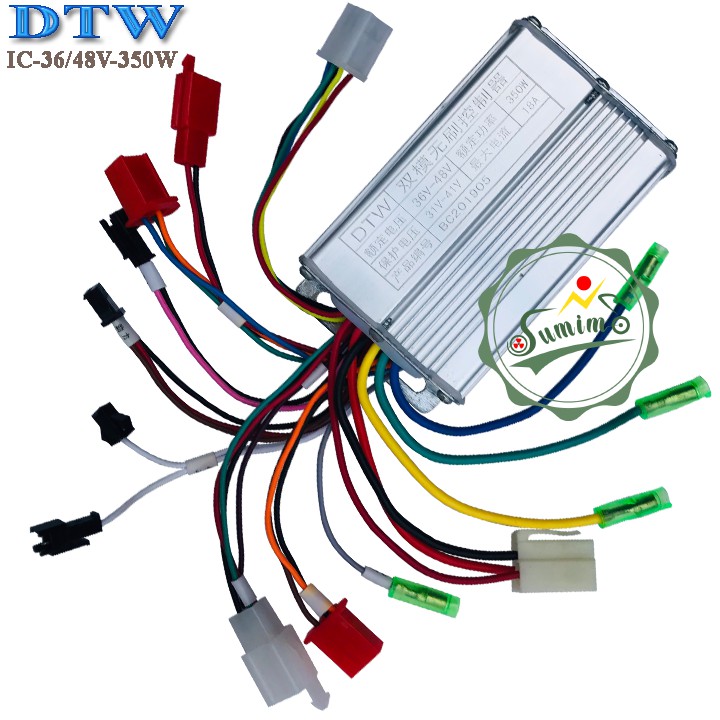 IC xe điện - Bộ điều tốc xe điện DTW IC-36/48V-350W đa năng