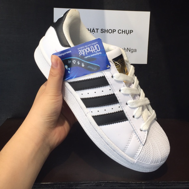 Giày ADIDAS SUPERSTAR 3 SỌC ĐEN