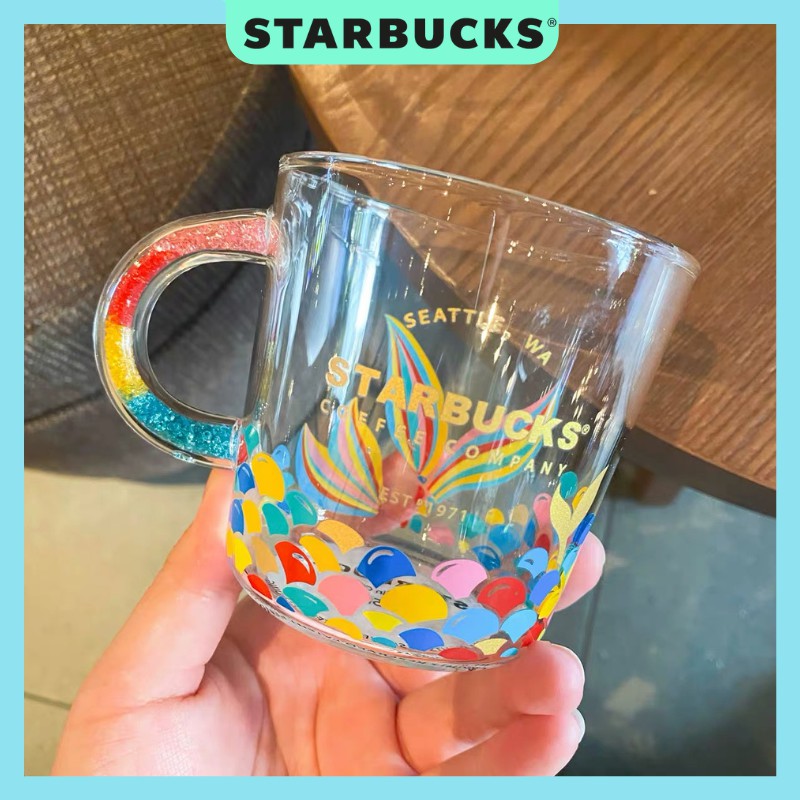 Ly thủy tinh STARBUCKS Tiên cá lục sắc Dung tích 315ml