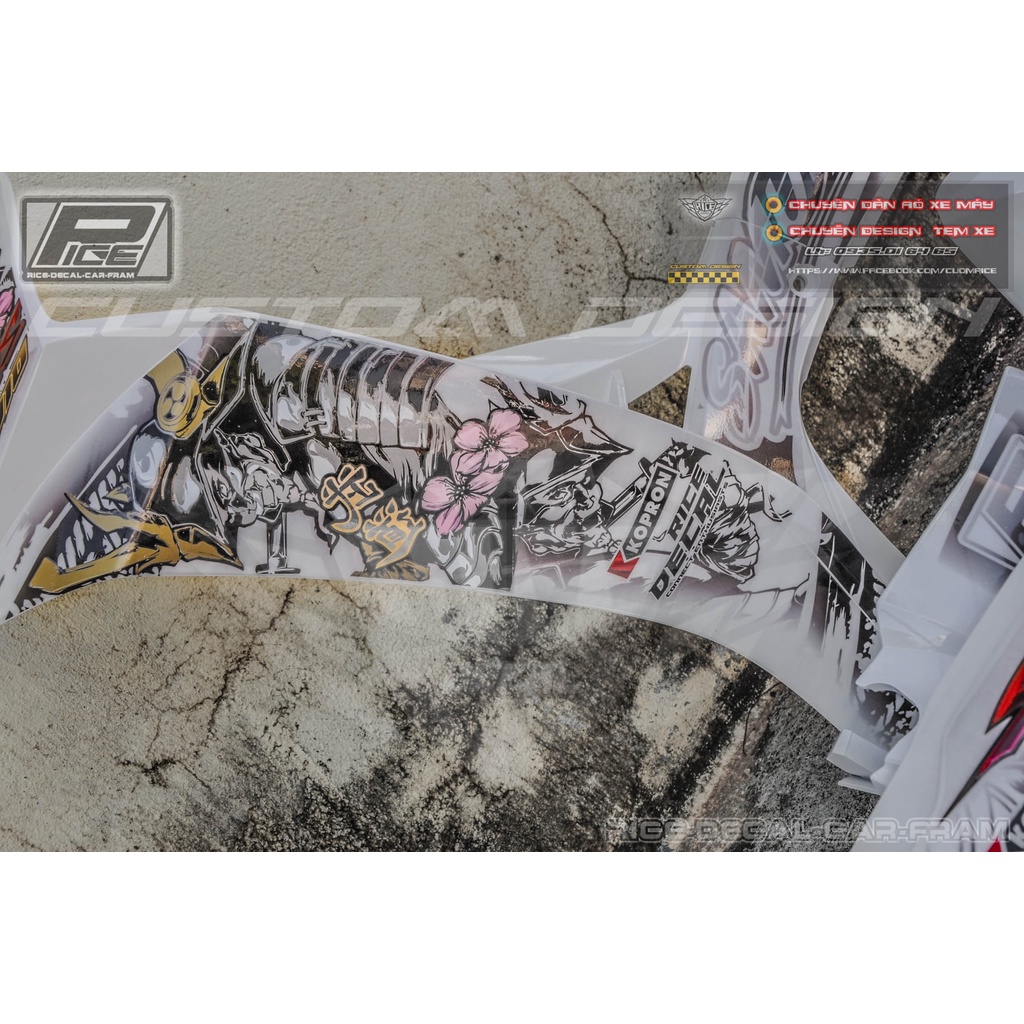 Tem Sirius full trắng Tem hình Samurai