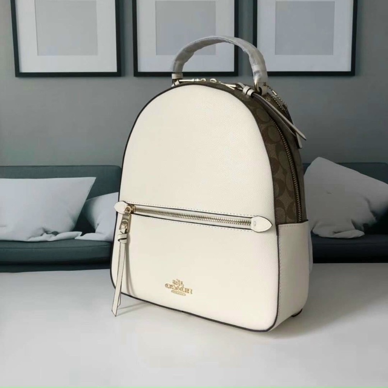 TNS-Balo nữ form vuông siêu hot Jordyn backpack-chất da cao cấp-màu trắng tinh tế