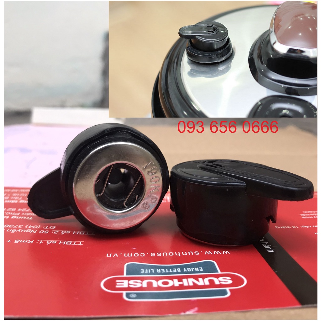Linh phụ kiện gioăng - Van xả chính nồi áp suất điện đa năng Sunhouse SHD 1756, 1755 1650 1552 - roăng phụ ron núm nút