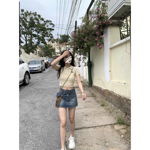 ÁO LEN THỪNG CỔ ĐỨC TAG NGỰC MS95771