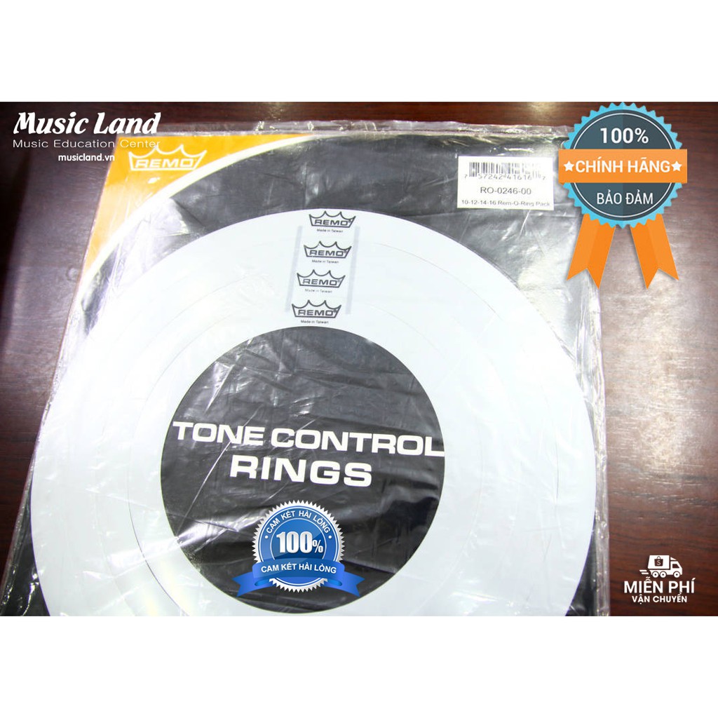 Vòng để trên bộ trống Jazz - Remo Tone Control Rings