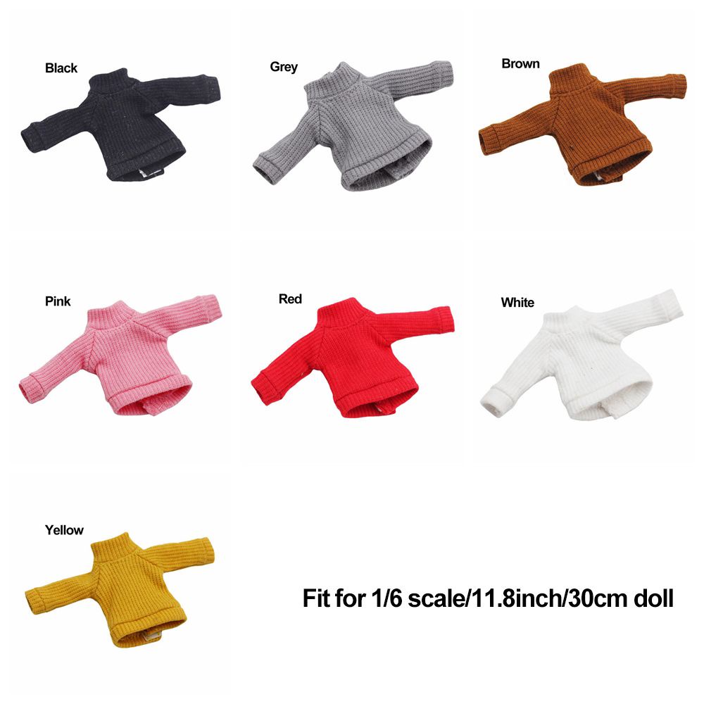 Búp Bê Mặc Áo Sweater Dệt Kim 11.8 Inch Giữ Ấm Màu Sắc Tươi Sáng Dành Cho Búp Bê