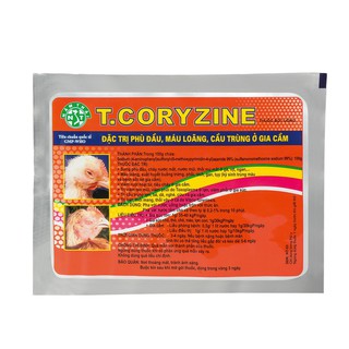 T.coryzine phù đầu, máu loãng, cầu trùng ở gia cầm (100gam)