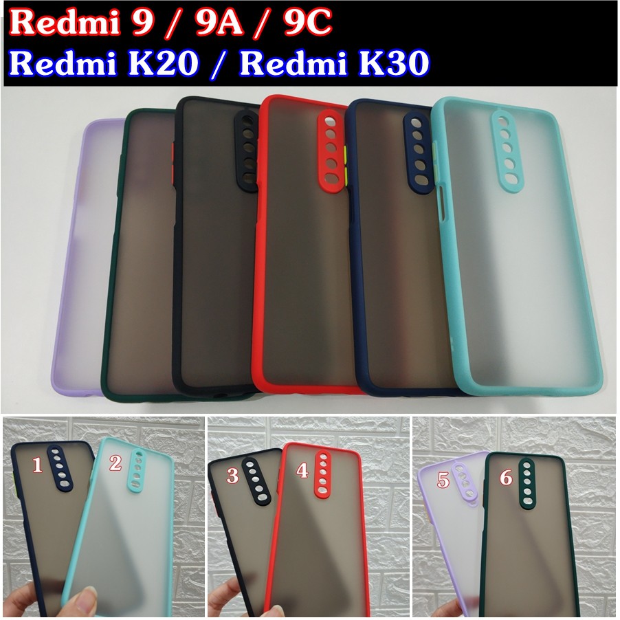 ỐP LƯNG XIAOMI REDMI K20 / REDMI K30 / K30i 5G / REDMI 9 / REDMI 9A / REDMI 9C Che Cam Chống sốc Viền cao