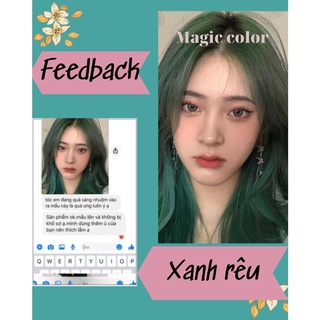 Thuốc nhuộm tóc Xanh rêu