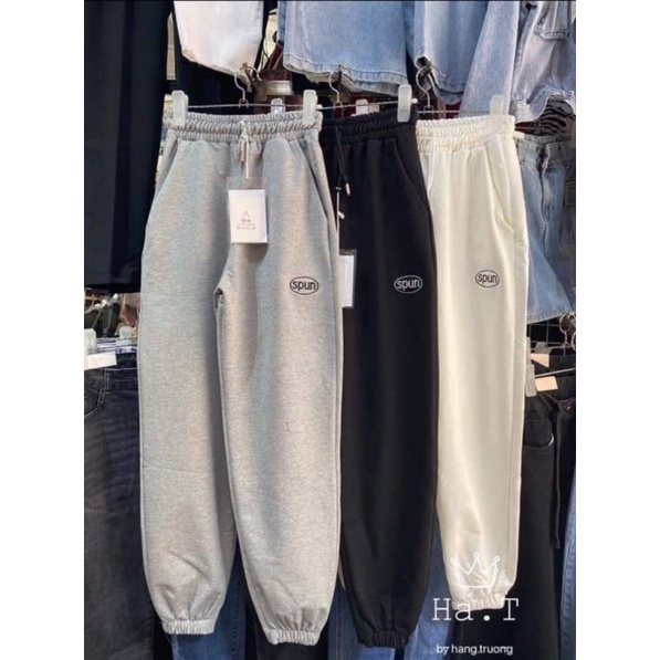 Quần jogger rút dây gấu cá tính Bus