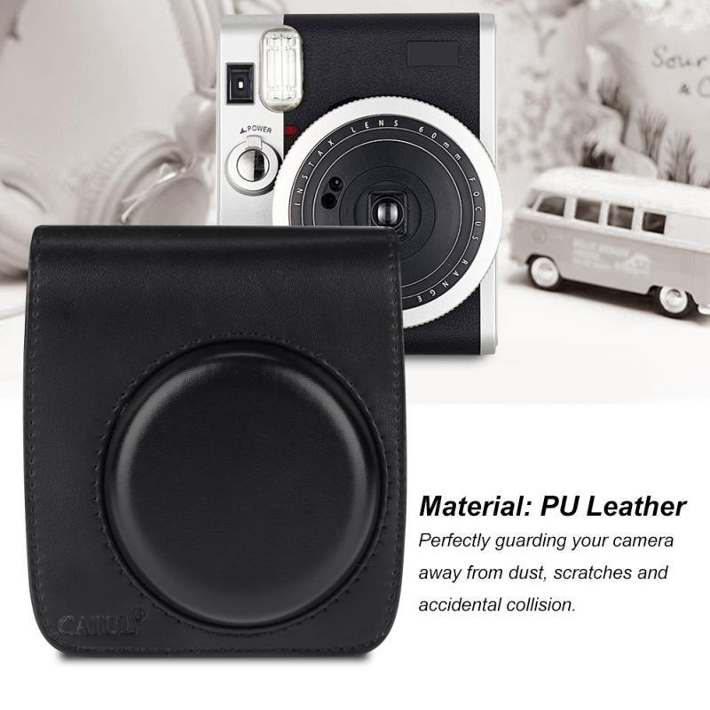 Túi Da PU Đựng Máy Ảnh Fujifilm Instax Mini 90