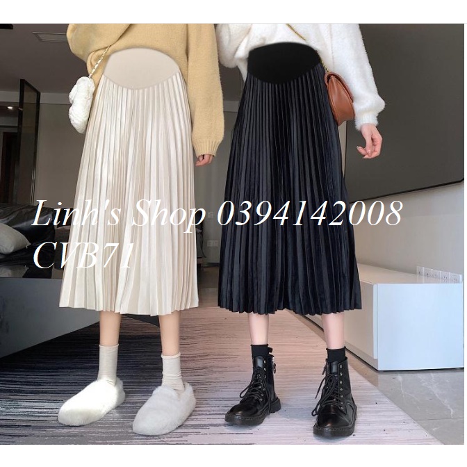 Chân Váy Bầu DIỆN LỄ TẾT CỰC XINH CVB71