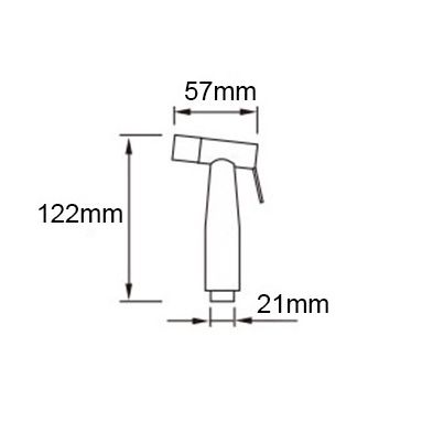 Vòi xịt vệ sinh inox Zento ZT5114-1