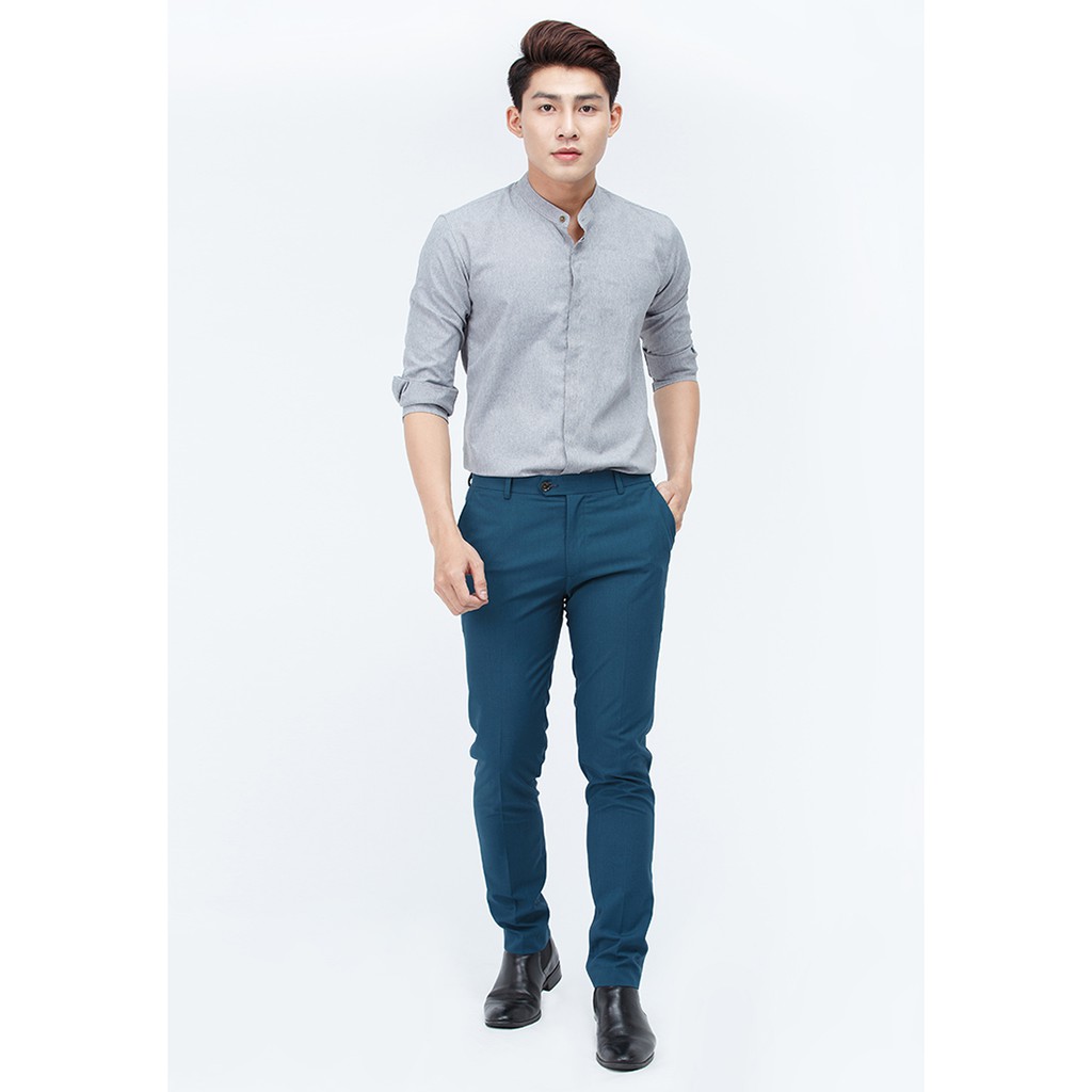 Quần tây ÂU Titishop BQTN51 màu xanh jean (hình thật chuẩn shop ) | BigBuy360 - bigbuy360.vn