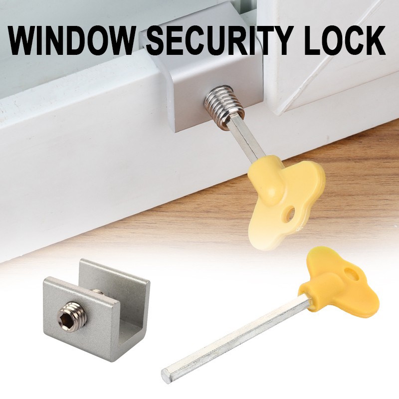 Bộ Khóa Cửa Sổ Bằng Nhôm Chống Trộm Bảo Vệ An Toàn Cho Bé Sự Bảo Vệ