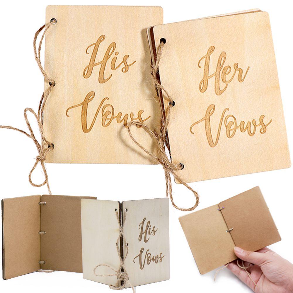 Bộ 2 Quyển Sách Vows Trang Trí Đám Cưới|Phụ Kiện Trang Trí Tiệc Cưới Xinh Xắn