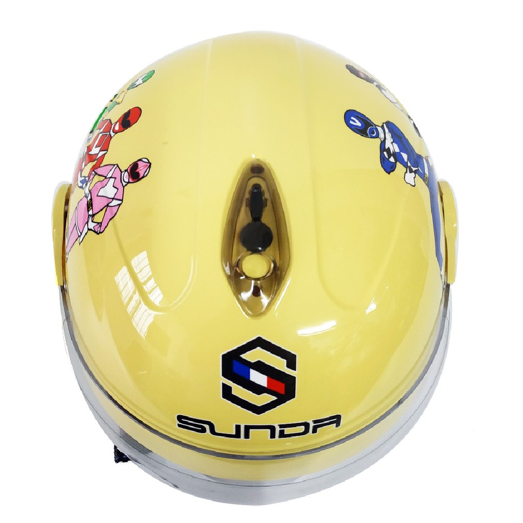 Mũ bảo hiểm trẻ em có kính SUNDA 108SB (nhiều màu)