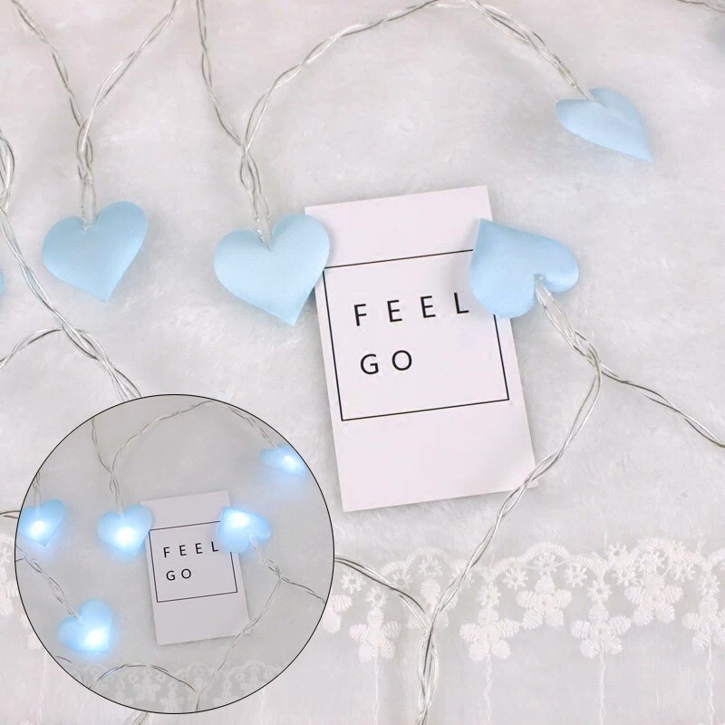Đèn LED hình trái tim 3 mét 20 đèn trang trí nhà