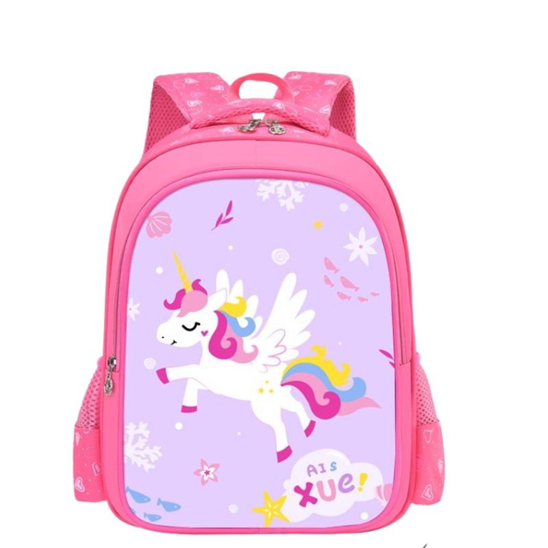 Balo cho bé trai bé gái đi học lớp 1 - 5 tiểu học, lớp lá , in hình siêu nhân, công chúa, ngựa pony siêu nhẹ BinBoKids