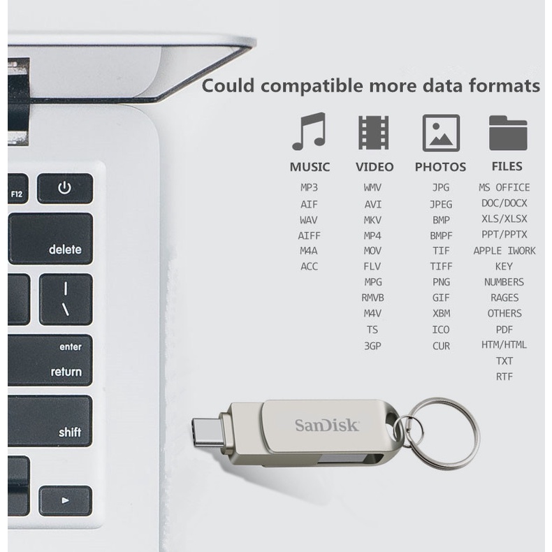 Usb 512GB Type C 2 Trong 1 ChấT LượNg Cao