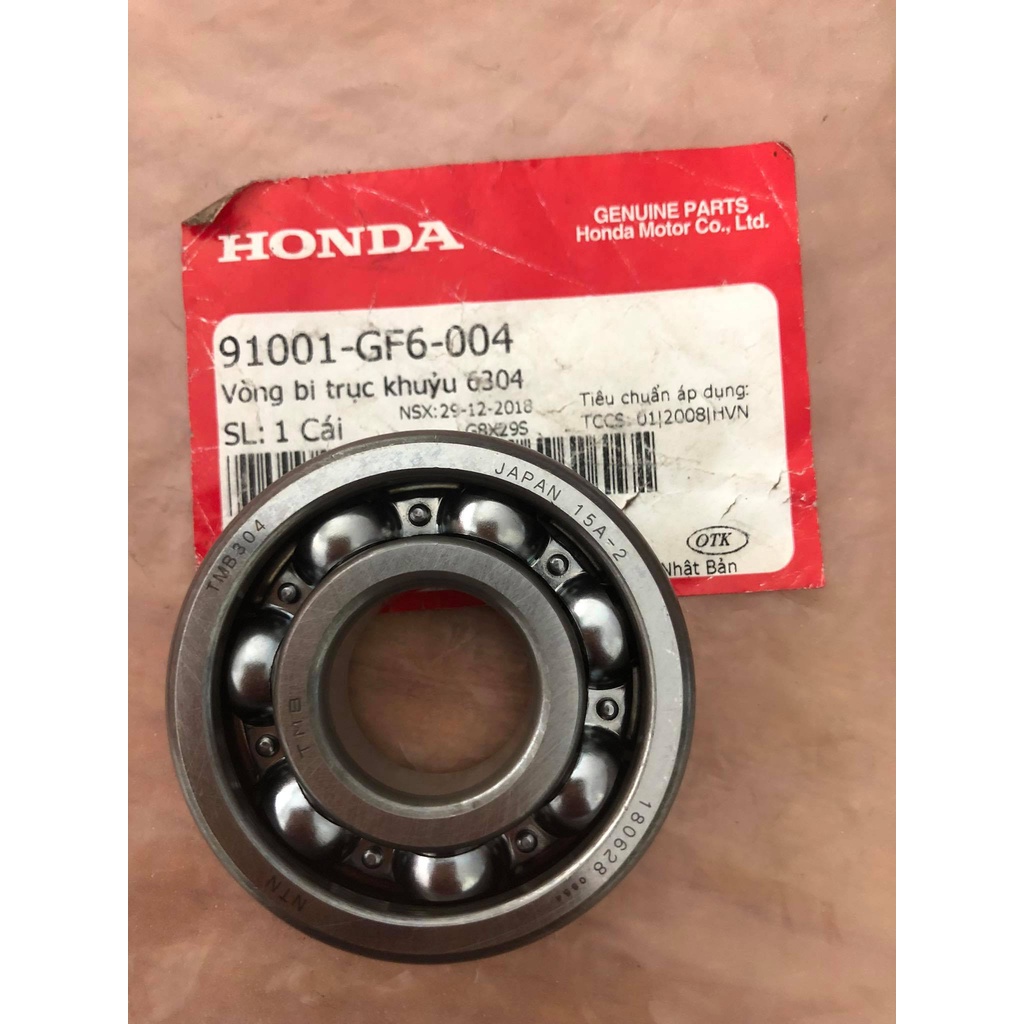 BẠC ĐẠN  TRỤC KHUỶU 6304 CHÍNH HÃNG HONDA
