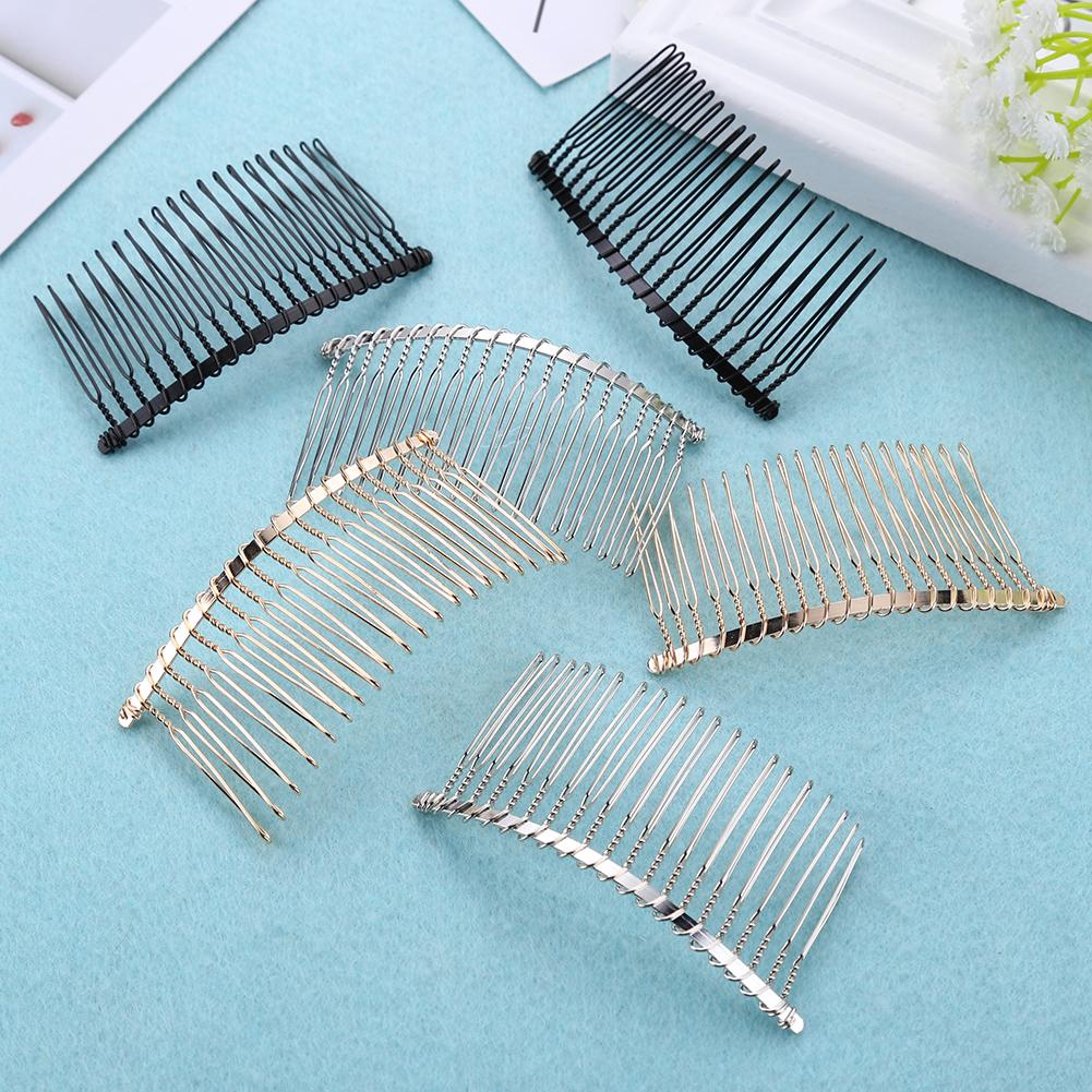 5pcs Fork Comb Fine Tooth Wedding Decoration Bride Hair Jewelry Accessory