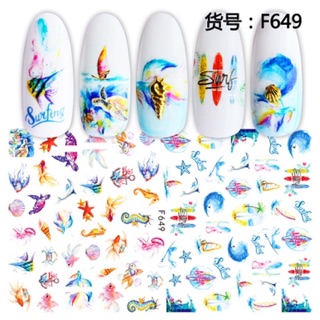 Sticker dán móng tay nail mẫu mới mùa hè