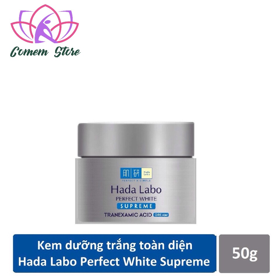 Kem dưỡng trắng toàn diện Hada Labo Perfect White Supreme Cream 50g