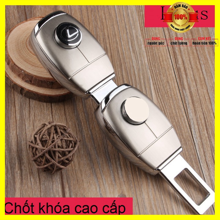 Đầu khóa chốt cắm móc nối tiếp dây đai an toàn logo các hãng xe, chống kêu ô tô HC-888 Chốt vừa tất cả các loại xe