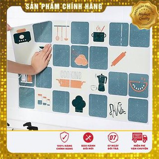 Giấy dán tường nhà bếp, decal dán bếp, miếng dán cách nhiệt nhà bếp, chống dầu mỡ, chống thấm, chịu nhiệt