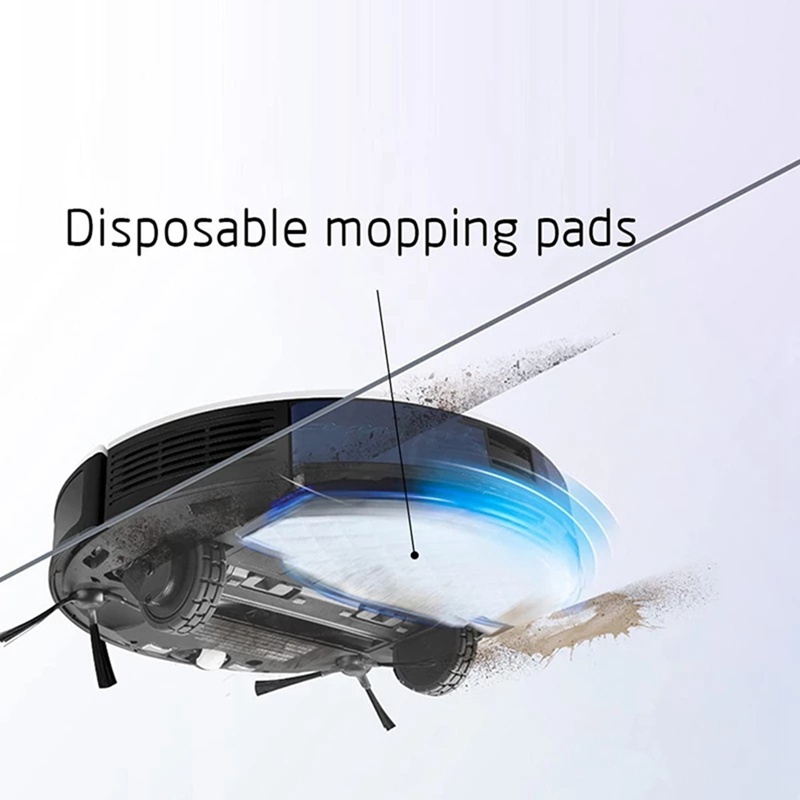 Bộ 140 Miếng Vải Lau Sàn Dùng Một Lần Cho Máy Hút Bụi Ecovacs Deebot Ozmo T8 T9