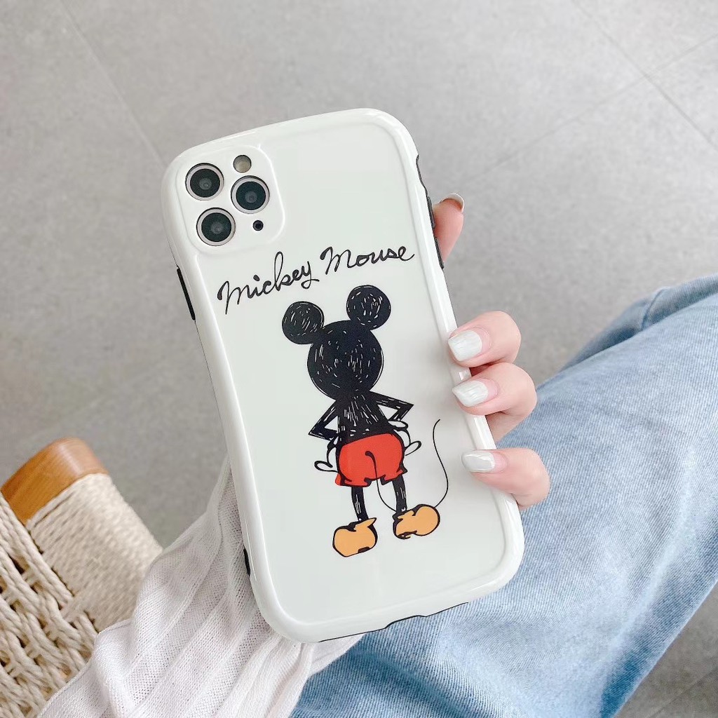 Ốp điện thoại mềm họa tiết Mickey/Minnie đáng yêu cho iPhone11 11Promax 7Plus 7 8 8 X XR XSmax SE2020 | BigBuy360 - bigbuy360.vn