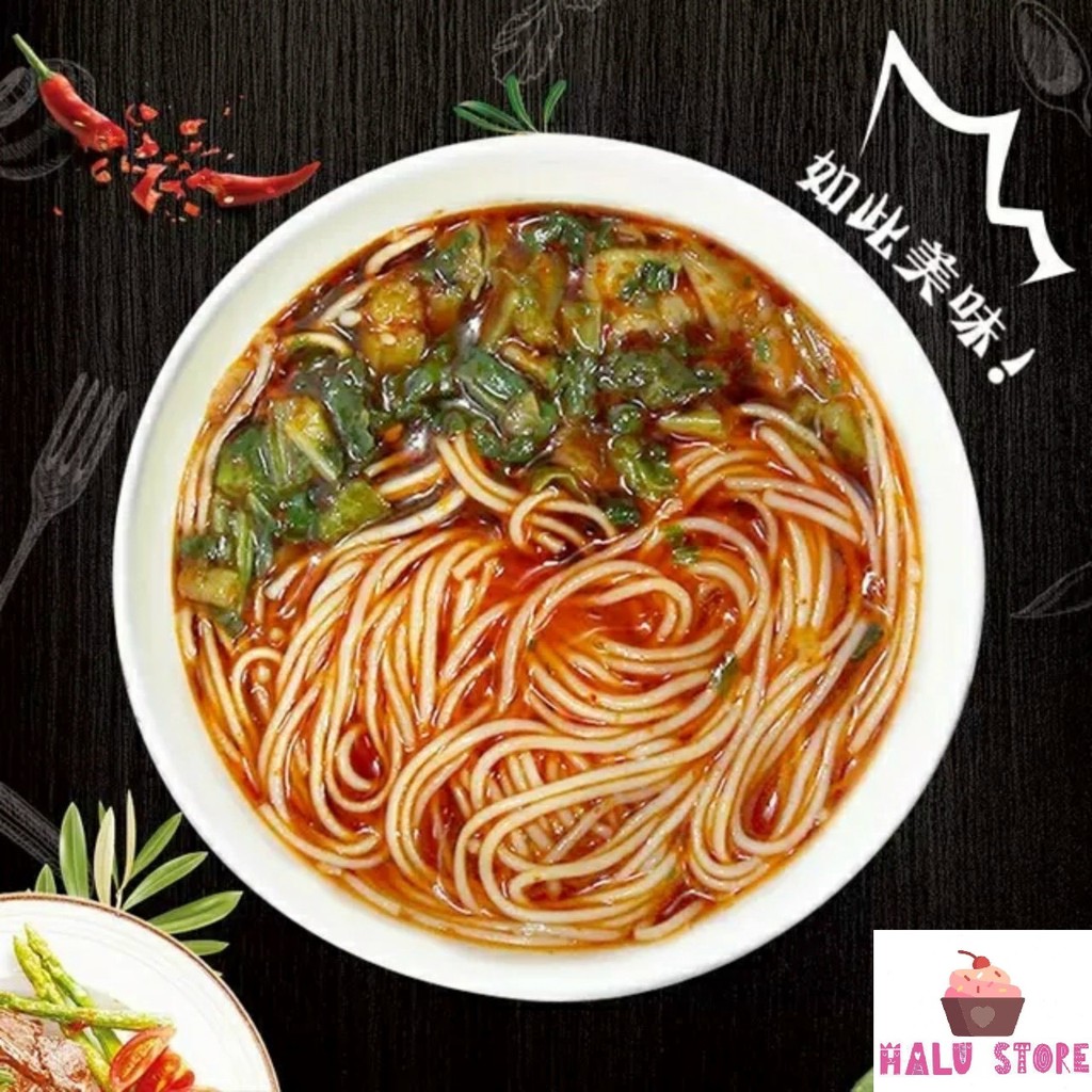 [Thùng 6 hộp] Miến Lạnh Chua Cay Trùng Khánh hộp 102g