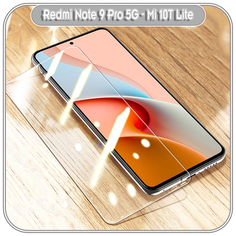 Kính cường lực cho Xiaomi Redmi Note 9 Pro 5G - Mi 10T Lite - Trong Suốt