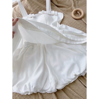 Set bí phồng đính nơ + short