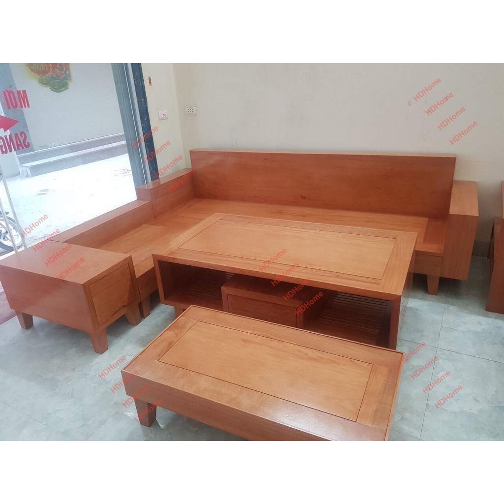 Bộ sofa gỗ đinh hương sang trọng