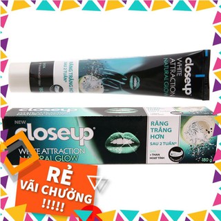 💖DATE MỚI💖 Kem đánh răng Closeup trắng răng dừa than hoạt tính 180g