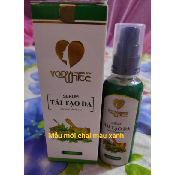 Serum thảo dược Tái tạo da Yody White Phương Anh chai xanh 80ml