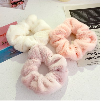 Cột tóc,Dây buộc tóc, Scrunchies Vải Lông Mềm Đẹp