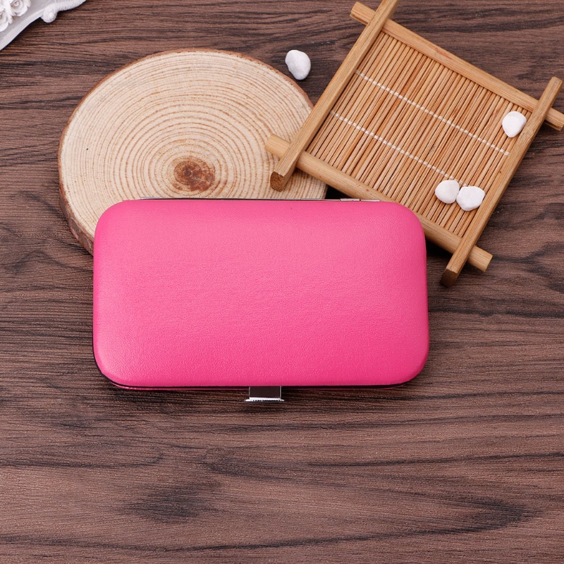 Set 7 Dụng Cụ Làm Móng Bằng Thép Không Gỉ Kèm Hộp Đựng Tiện Lợi