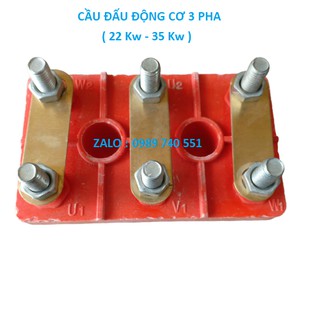 01 Cầu đấu động cơ 3 pha - Cầu đấu 22kw - 35kw mã Y200-225