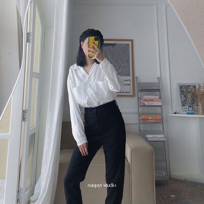 Áo sơ mi cổ vest hai túi ngực - SM0332