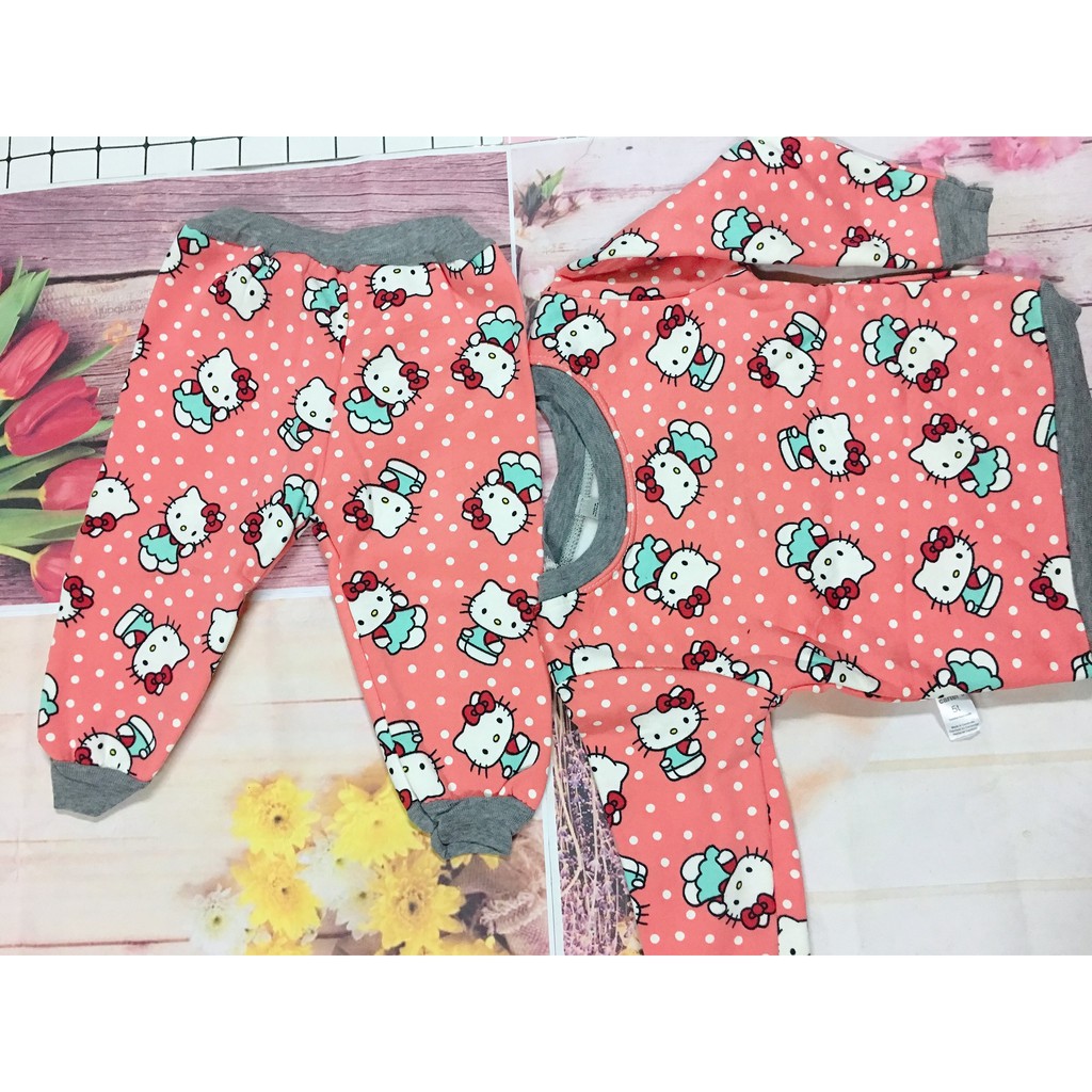 Nỉ bông trẻ em họa tiết Hello Kitty