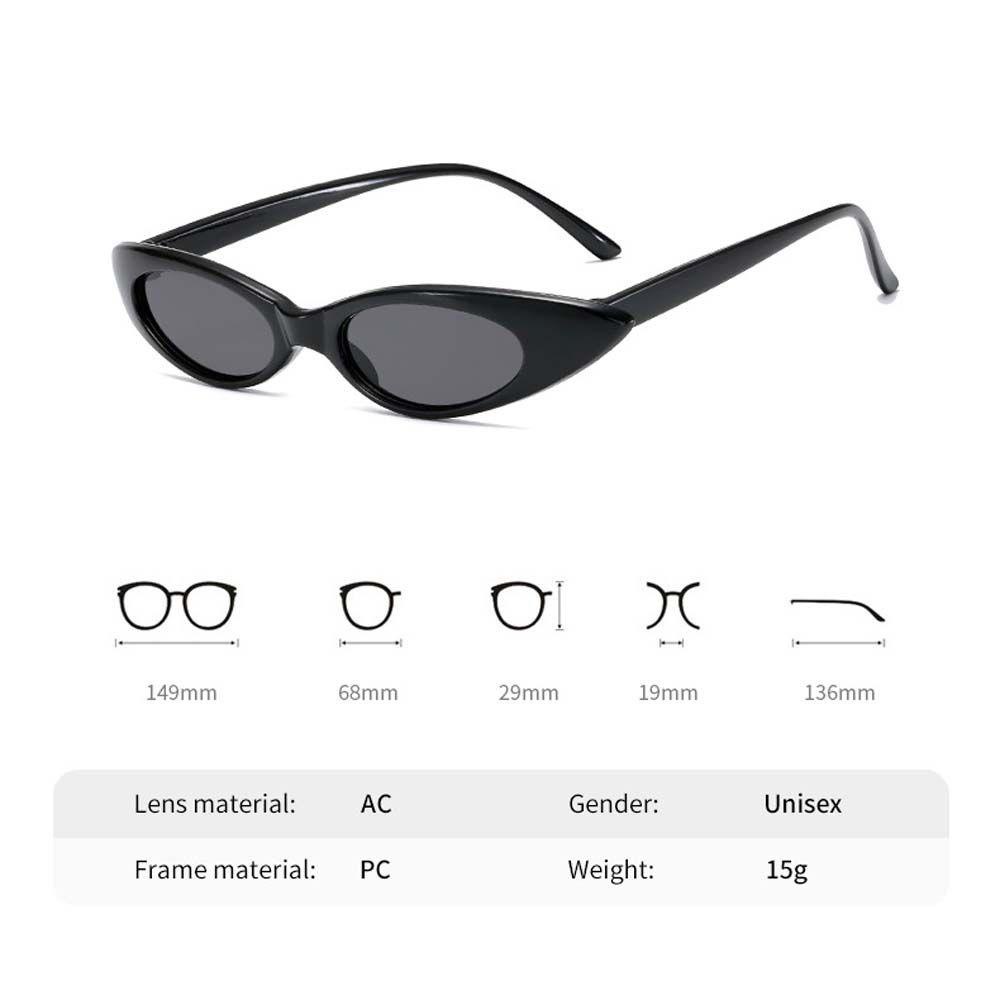 Kính Mát Mắt Mèo Chống Tia UV400 Phong Cách Punk Dành Cho Nữ