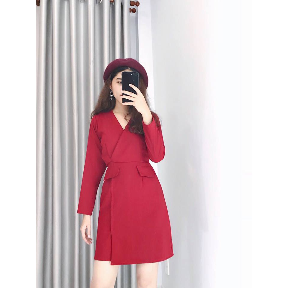 ĐẦM TAY DÀI ĐẮP NGỰC D764