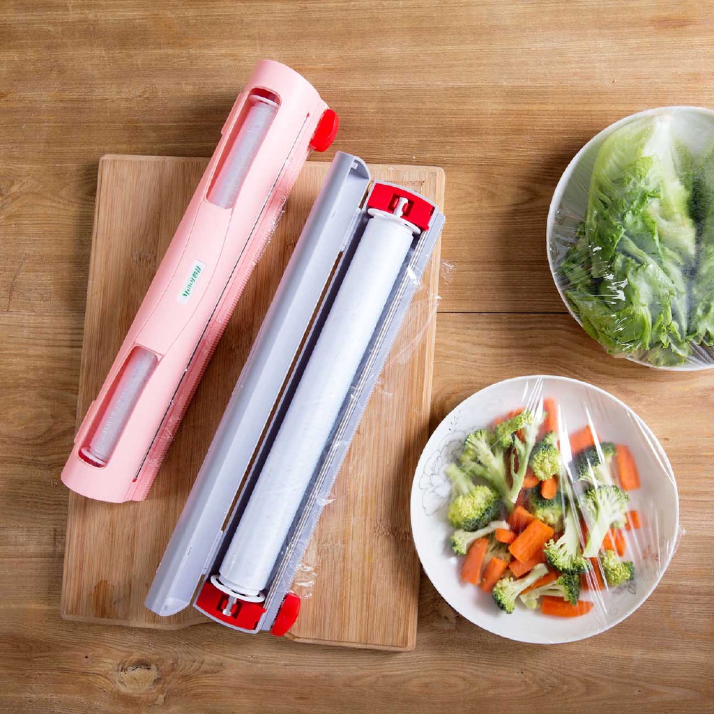 Shepherd Hộp Đựng Cắt Màng Bọc Thực Phẩm Shepherd Dạng Treo Tường Cho Nhà Bếp Tiện Lợi