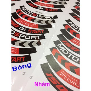 Tem Vành Full Bánh Spost Đỏ Đen