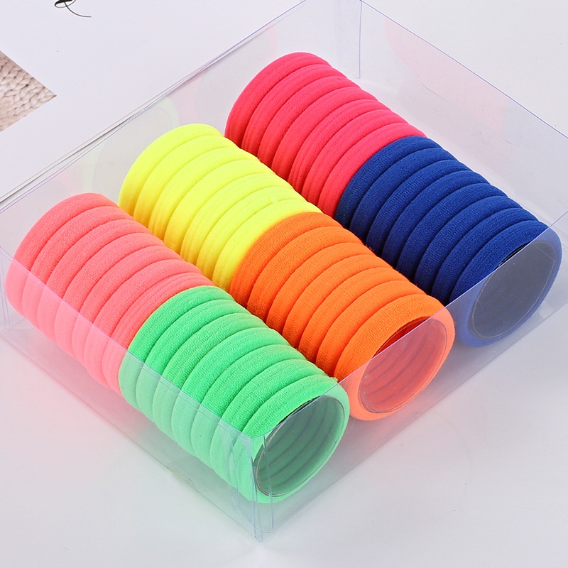 Set 3 dây buộc tóc nữ đàn hồi co giãn nhiều màu sắc giá rẻ MEOW STORE DBT02